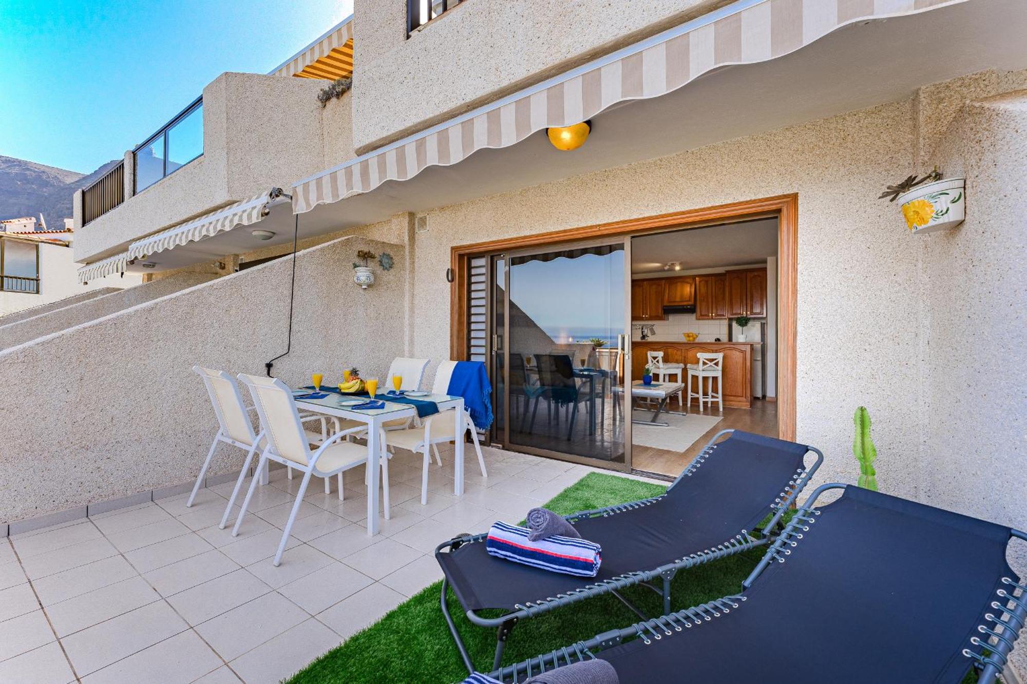 Sea View Apartment Deja Blue - Los Gigantes ปัวร์โตเดซานตีอาโก ภายนอก รูปภาพ