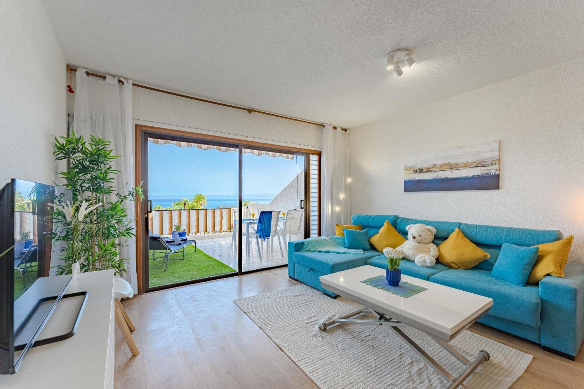 Sea View Apartment Deja Blue - Los Gigantes ปัวร์โตเดซานตีอาโก ภายนอก รูปภาพ