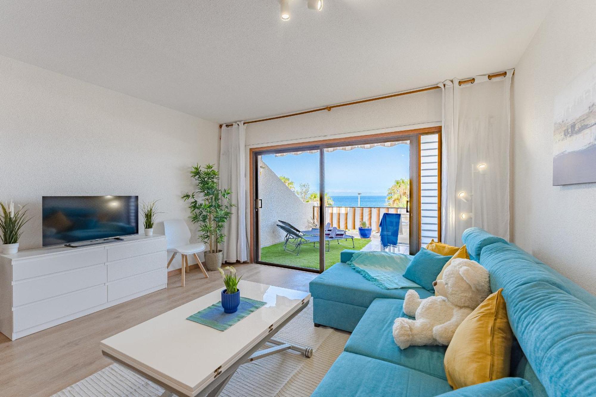Sea View Apartment Deja Blue - Los Gigantes ปัวร์โตเดซานตีอาโก ภายนอก รูปภาพ